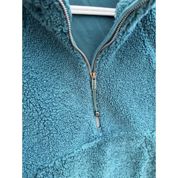 Lululemon oversized, cropped, Scuba funnel neck pullover. Jasper Green. XS. - Picture 9 of 9